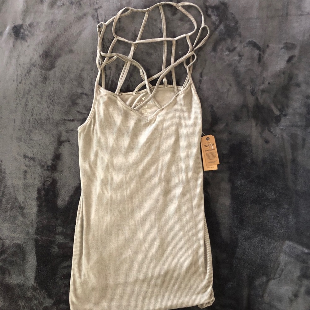 Green American Eagle Tank Top